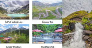 Crystal clear water of Lake Saif ul Malook