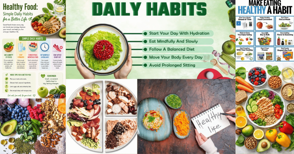 Healthy Food: Simple Daily Habits for a Better Life